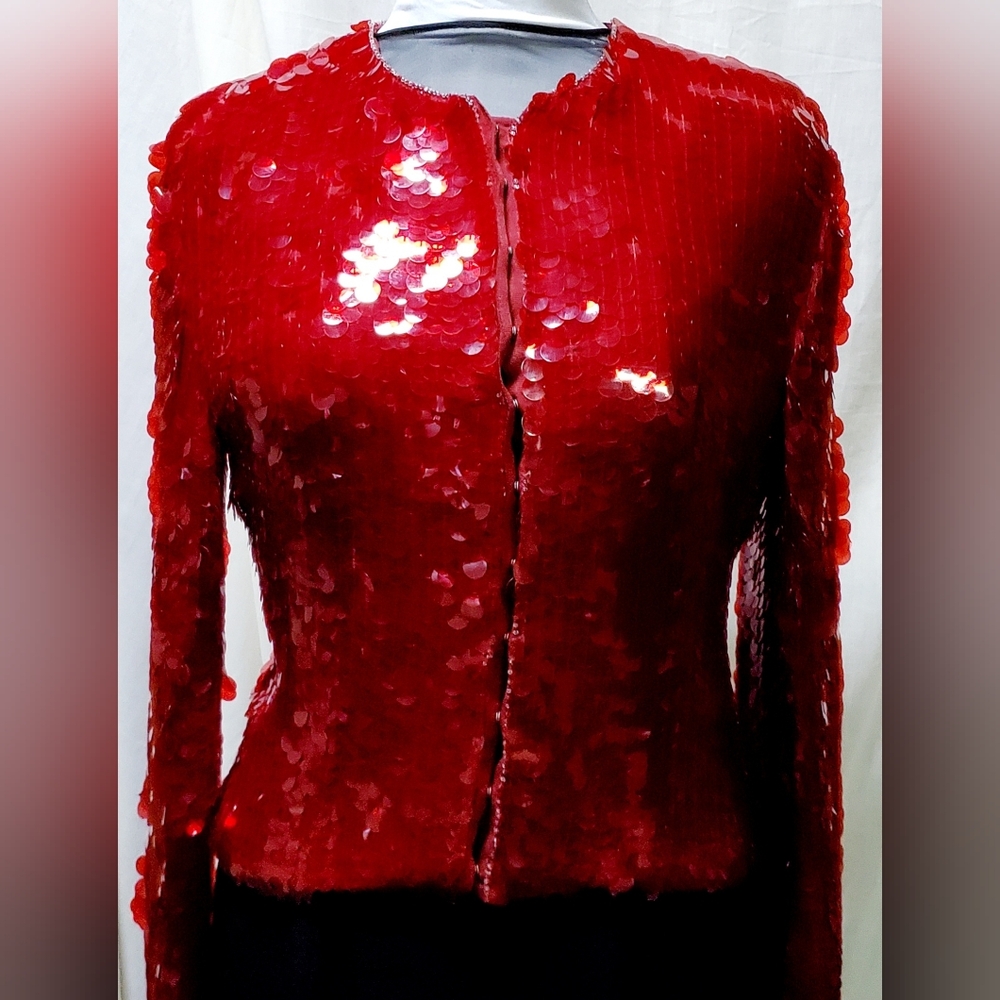 Armani Collezioni Vibrant Red Jacket